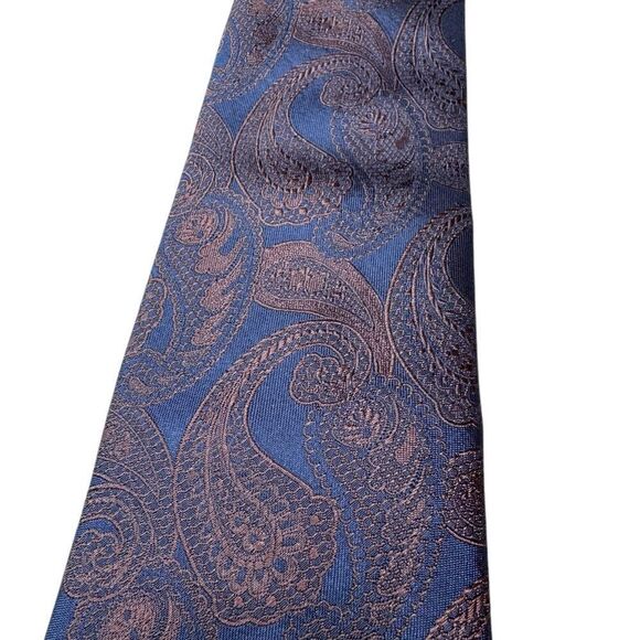 NWT Brunello Cucinelli Self-Tie Paisley Silk Tie - Picture 2 of 5